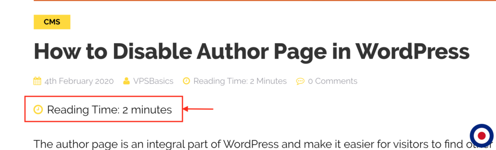 Read Time Blog Design How to Add Estimated Reading Time to WordPress Posts and Pages | VPSBasics
