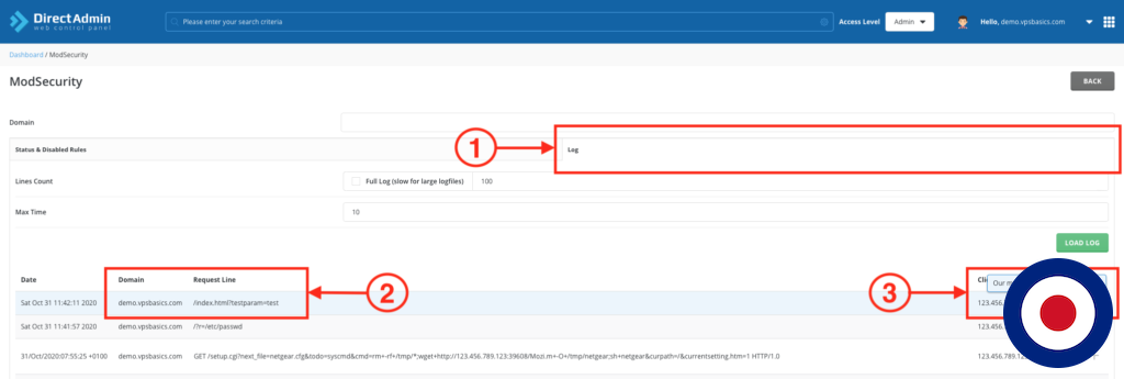 How to Add Custom ModSecurity Rules with OpenLitespeed and DirectAdmin